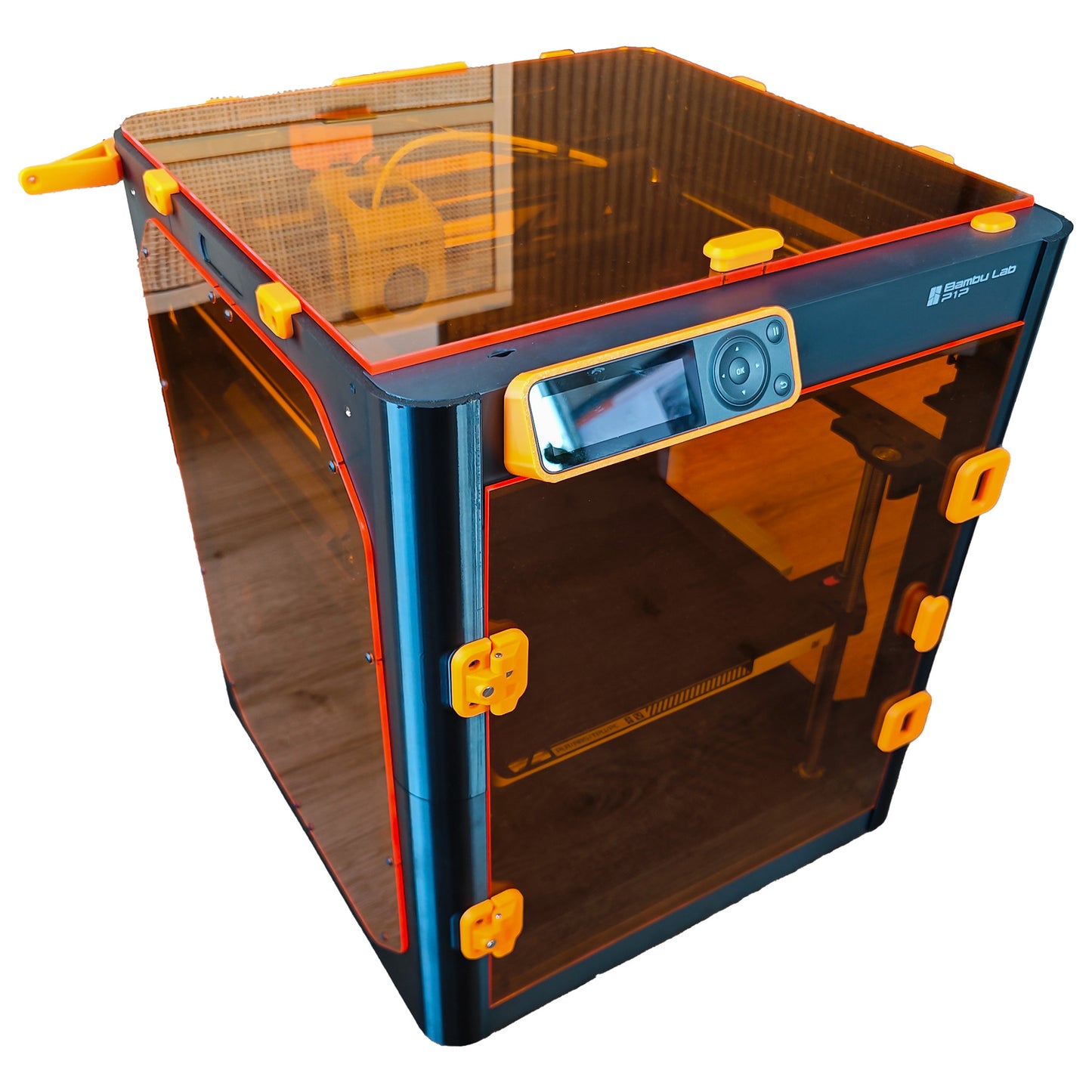 Bambu Lab P1P ARC Enclosure orange